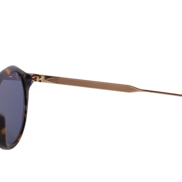 David Beckham Lightweight Round Mens Sunglasses- 21K Havana Gold / Blue - NWT - Picture 6 of 8